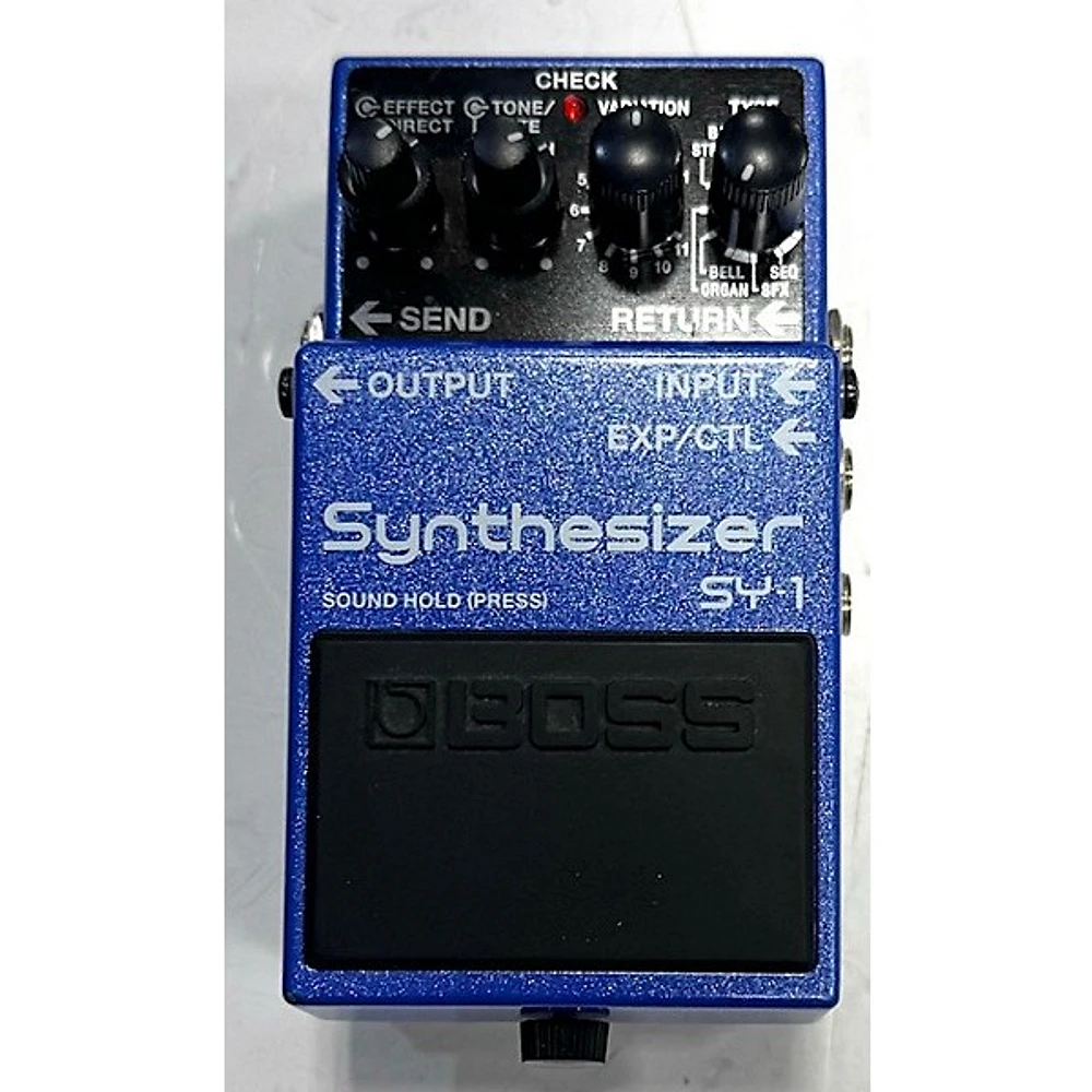 Used BOSS SY1 SYNTHESIZER Effect Pedal