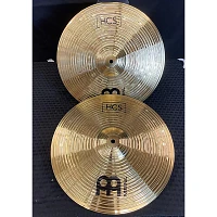 Used MEINL 14in HCS Hi Hat Pair Cymbal