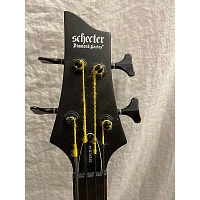Used Schecter Guitar Research Stiletto Stealth 4 Electric Bass Guitar