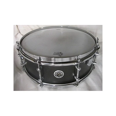 Used Used GRETSCH 5.5X14 MIKE JOHNSTON BROOKLYN Drum Satin Black