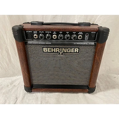 Used Behringer AT108 1X8 15W Ultracoustic Acoustic Guitar Combo Amp