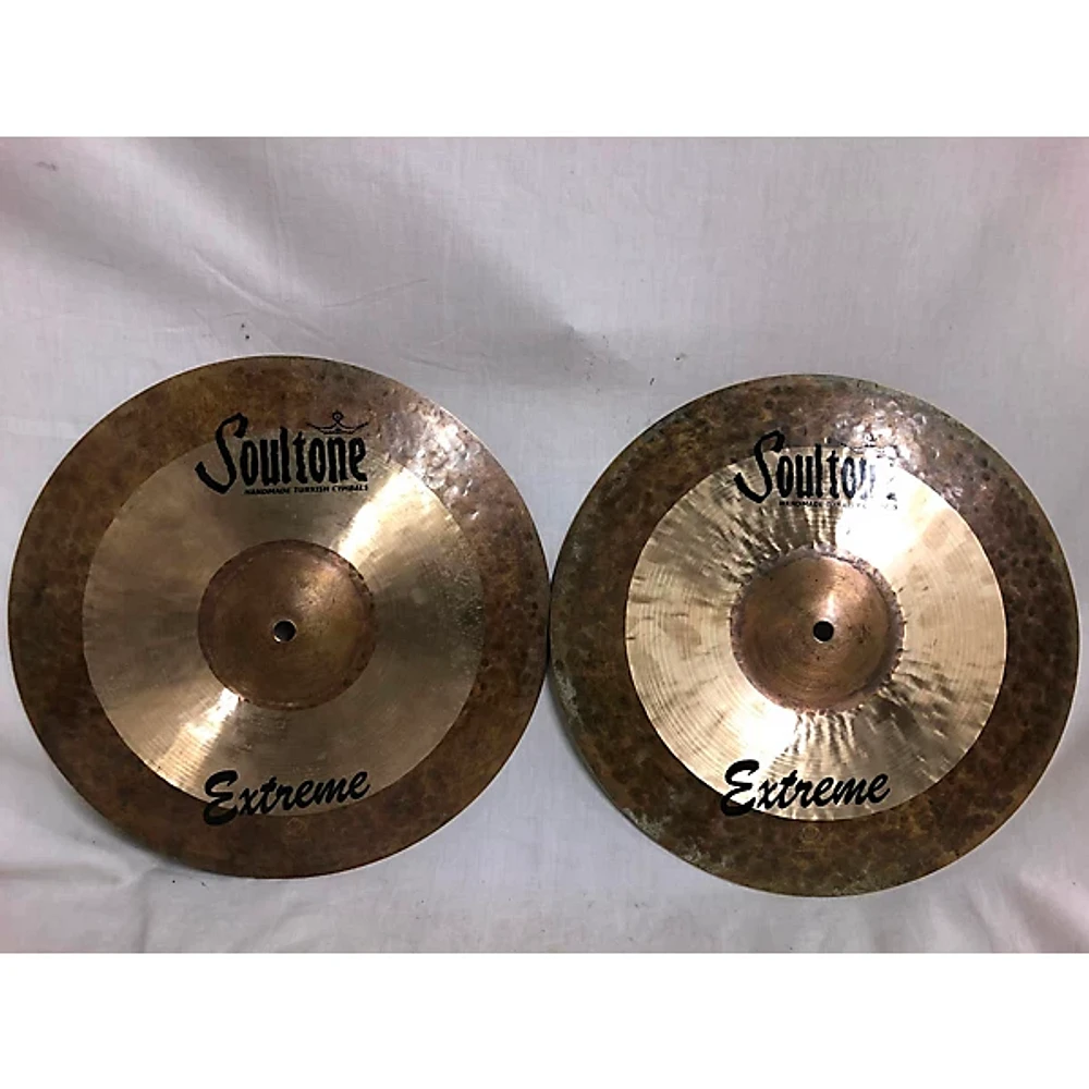 Used Soultone 14in Extreme Hi Hat Pair Cymbal