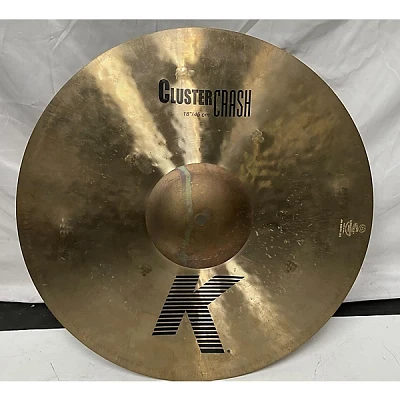 Used Zildjian 18in K Cluster Crash Cymbal