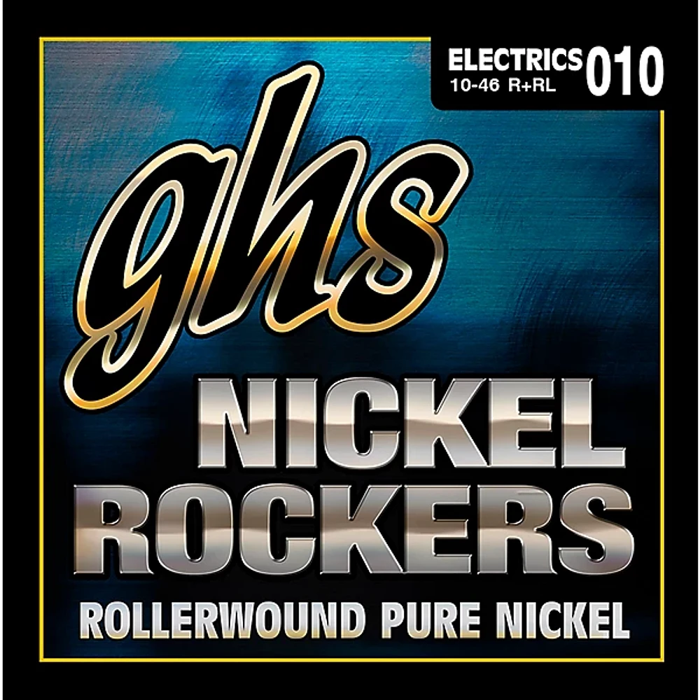 GHS R+RL Nickel Rockers Roundwound Light Electric Guitar Strings