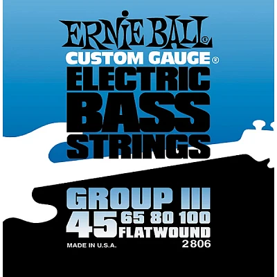 Ernie Ball 2806 Flat Wound Group III Electric Bass Strings