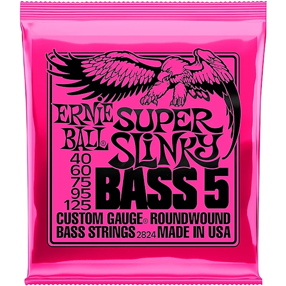 Ernie Ball 2824 Super Slinky 5-String Bass Strings