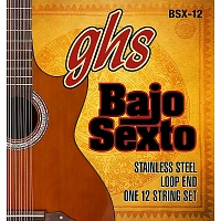 GHS Bajo Sexto 12-String Set Stainless Steel