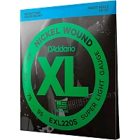 D'Addario EXL220S XL Nickel Super Light Short Scale Electric Bass Strings