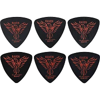 Clayton Black Raven Rounded Triangle Guitar Picks .80 mm 1 Dozen