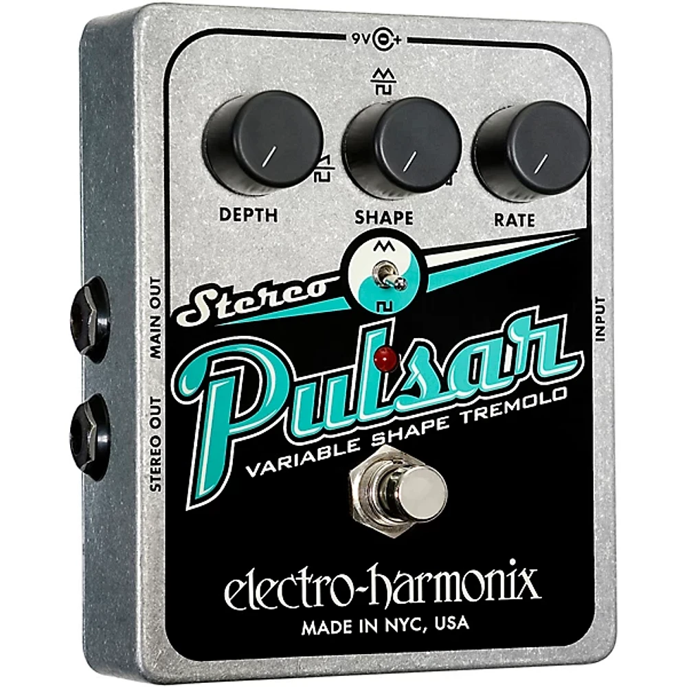 Electro-Harmonix XO Stereo Pulsar Tremolo Guitar Effects Pedal