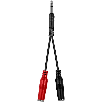Livewire TRS(M)-Dual 1/4"(F) Y Cable 6 in