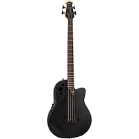 Ovation Elite TX Mid Depth Acoustic-Electric Bass Black