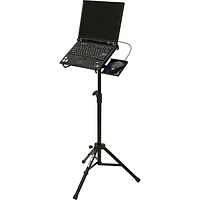 Quik-Lok LPH-003 Tripod Laptop Holder With Mouse Tray