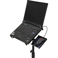 Quik-Lok LPH-003 Tripod Laptop Holder With Mouse Tray