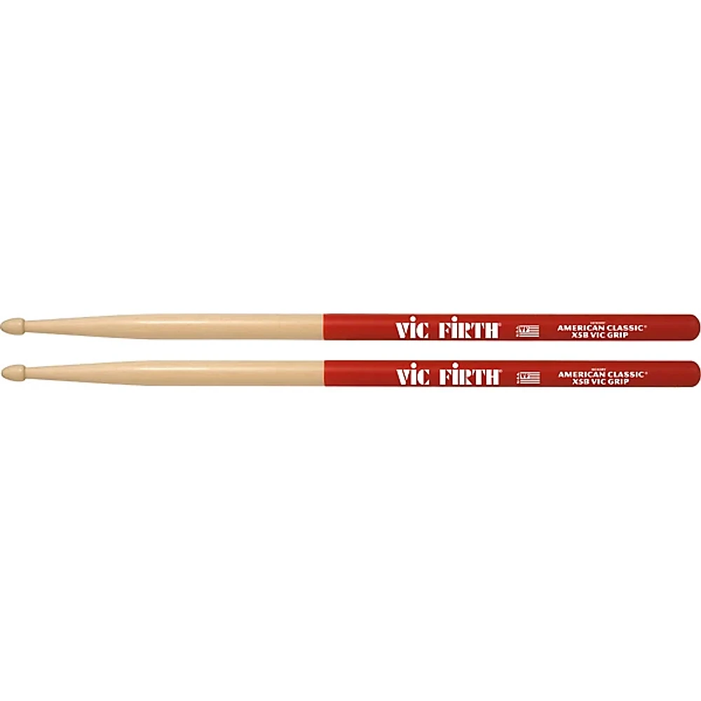 Vic Firth American Classic Extreme Drum Sticks With Vic Grip 5B Wood