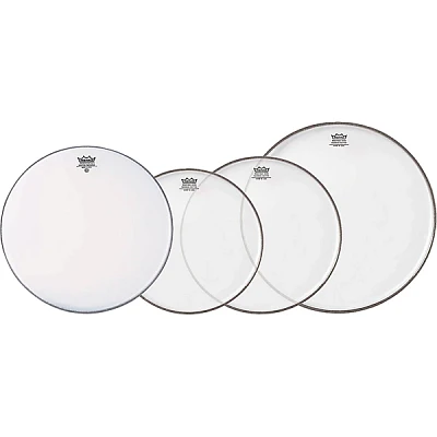 Remo Clear Emperor Standard Pro Pack with Free 14 in. Coated Emperor Snare Drum Head