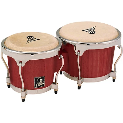 LP LPA601 Aspire Oak Bongos With Chrome Hardware Darkwood