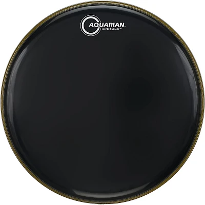 Aquarian Hi-Frequency Drumhead Black Black 16 in.
