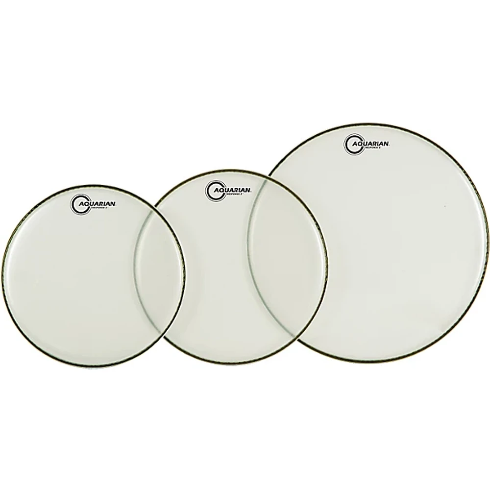 Aquarian Response 2 Standard Drumhead Pack