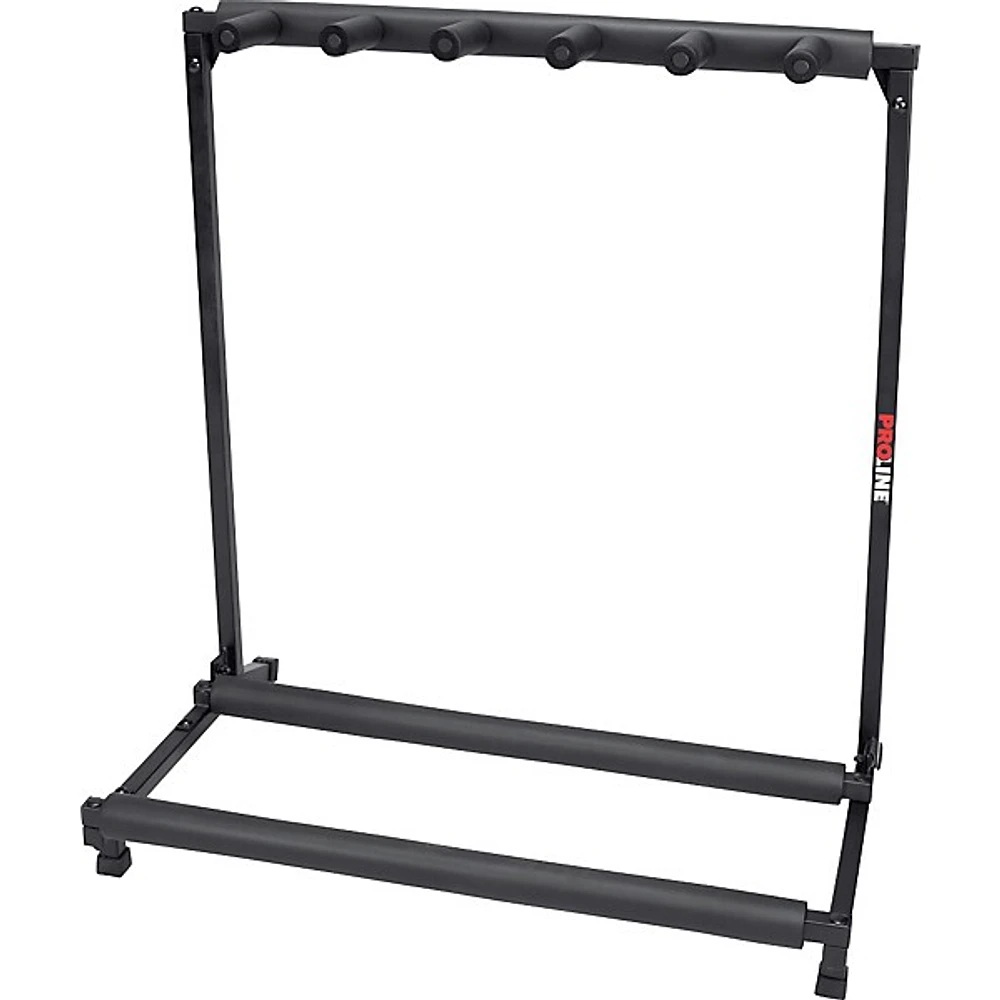 Proline PLMS5 5-Guitar Folding Stand Black