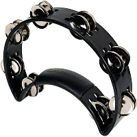 Open Box Rhythm Tech Ergonomic Tambourine Level 1 Black