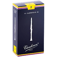 Vandoren Traditional Bb Clarinet Reeds Strength 2 Box of 10