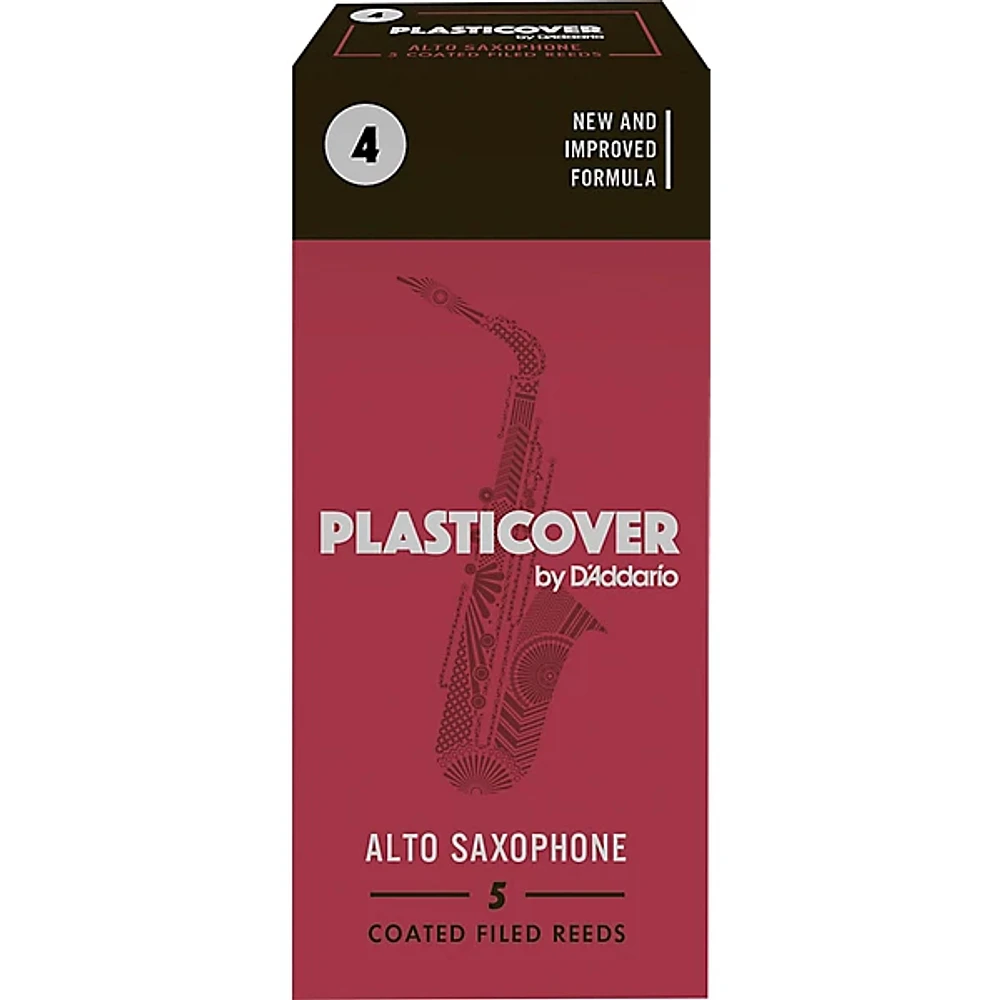 Rico Plasticover Alto Saxophone Reeds Strength 4 Box of 5