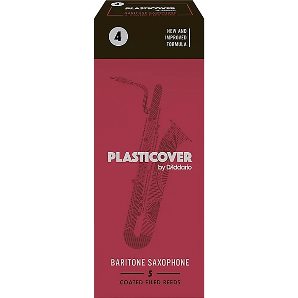 Rico Plasticover Baritone Saxophone Reeds Strength 4 Box of 5