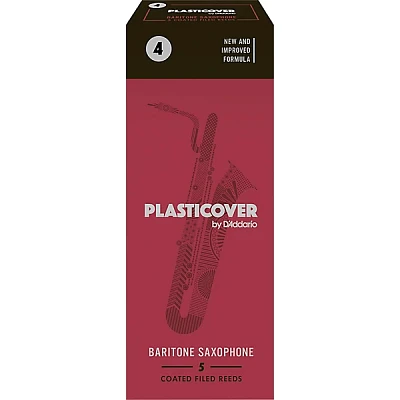Rico Plasticover Baritone Saxophone Reeds Strength 4 Box of 5