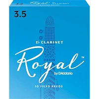 Rico Royal Eb Clarinet Reeds, Box of 10 Strength 3.5