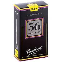 Vandoren 56 rue Lepic Bb Clarinet Reeds Strength 3.5+ Box of 10