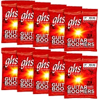 GHS Boomers Extra-Light Electric Guitar Strings 10-Pack