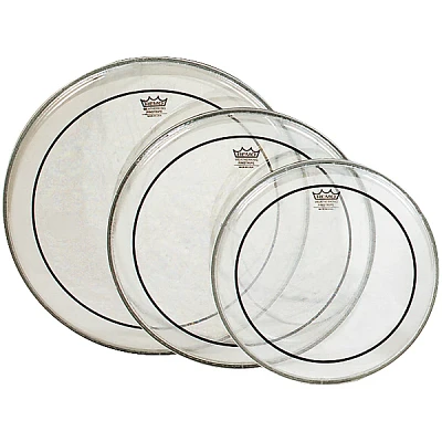 Remo Pinstripe Tom Drumhead Pack Standard Clear