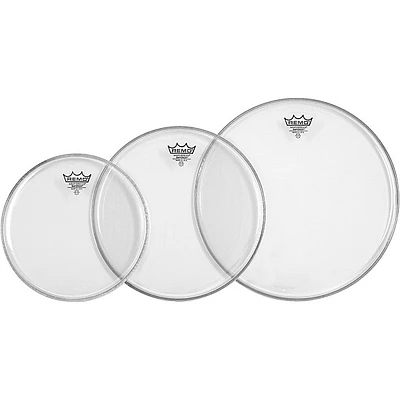 Remo Emperor Tom Drumhead Pack Fusion Clear