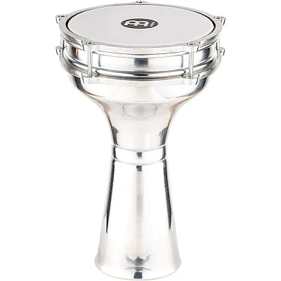 MEINL Aluminum Darbuka Silver 8 In X 14 1/2 In