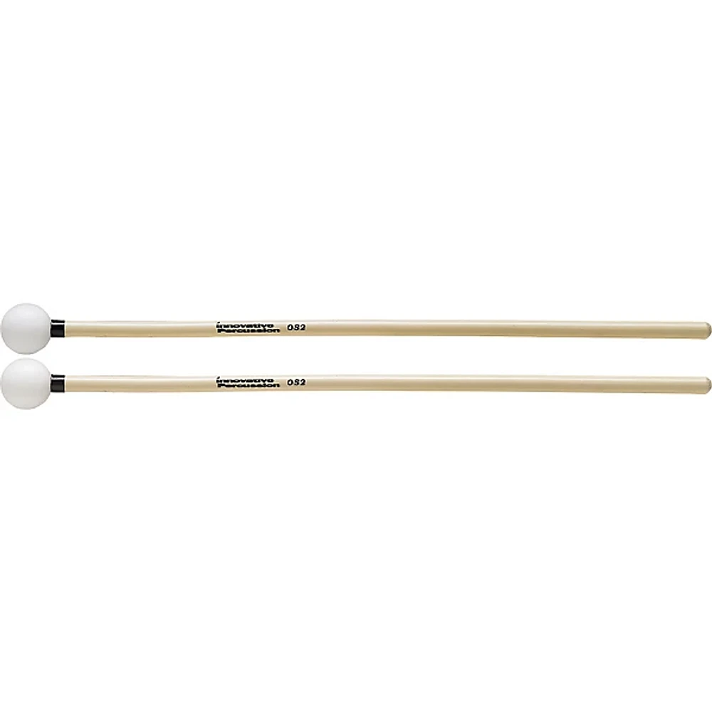 Innovative Percussion Orchestral Series Medium Soft Xylophone White Ball Black Tape