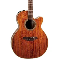 Takamine EF508KC NEX Legacy Series All Koa Acoustic-Electric Guitar Natural