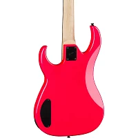 Dean Custom Zone 4-String Bass Guitar Fluorescent Pink