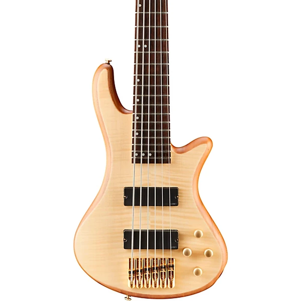 Schecter Guitar Research Stiletto Custom 6 6-String Bass Guitar Satin Natural