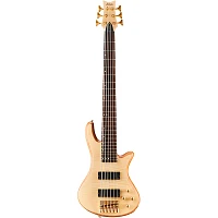 Schecter Guitar Research Stiletto Custom 6 6-String Bass Guitar Satin Natural