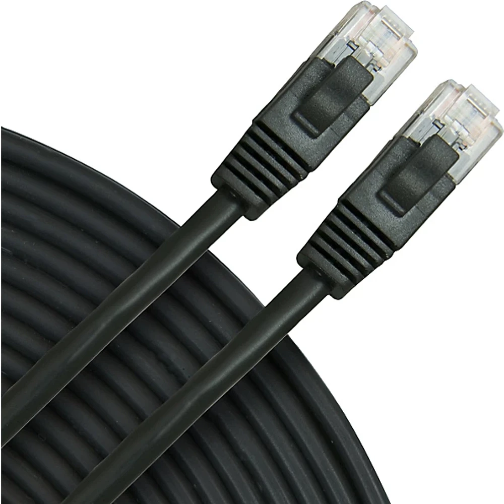 Rapco Horizon Oculus Cat5e Patch Cable Black 15 ft.