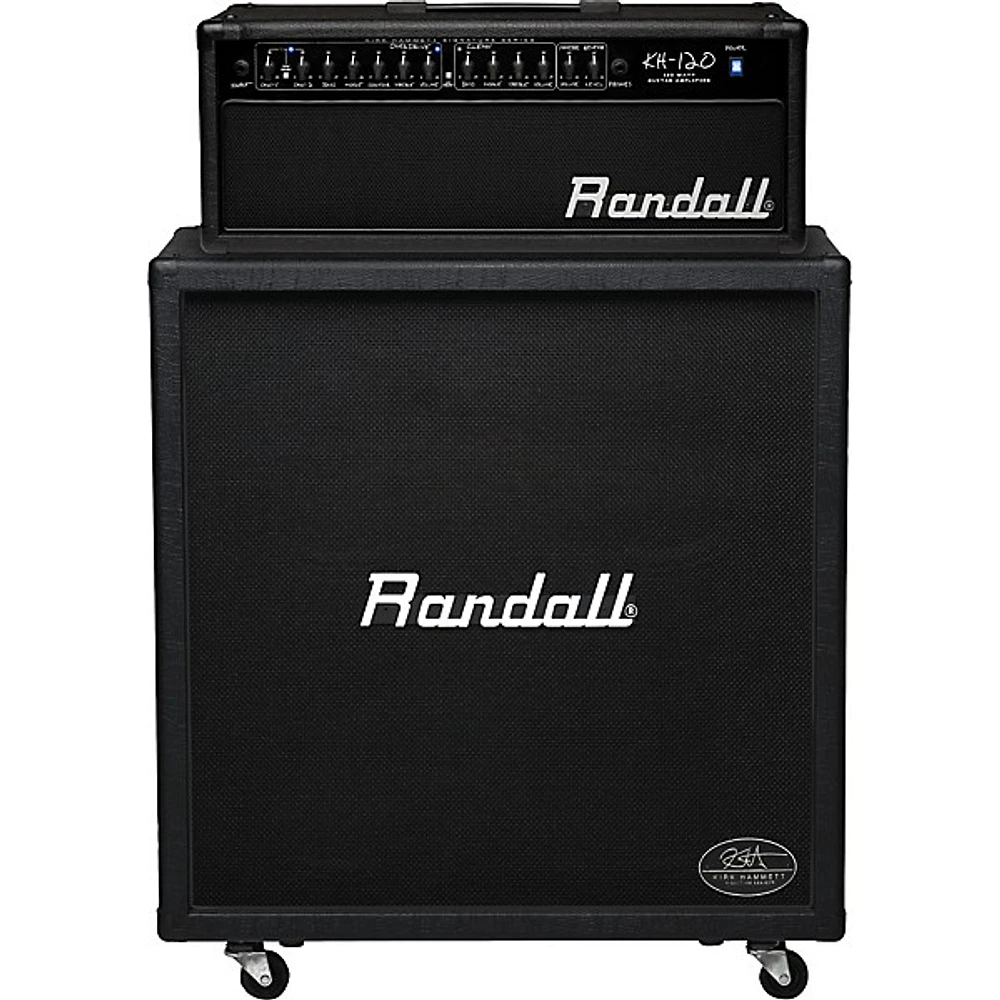 Randall Kirk Hammett Signature Series KH120RHS 120W 4x12 Guitar Half Stack Black