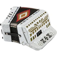 SofiaMari SMTT-3412, Two Tone Accordion White Pearl Sol/Fa