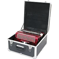 SofiaMari NSM-3412 34-Button 12-Bass Accordion GCF Red Pearl