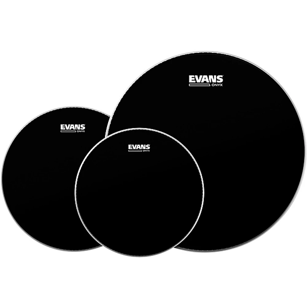 Evans Onyx 2 Drum Head Pack Rock - 10/12/16