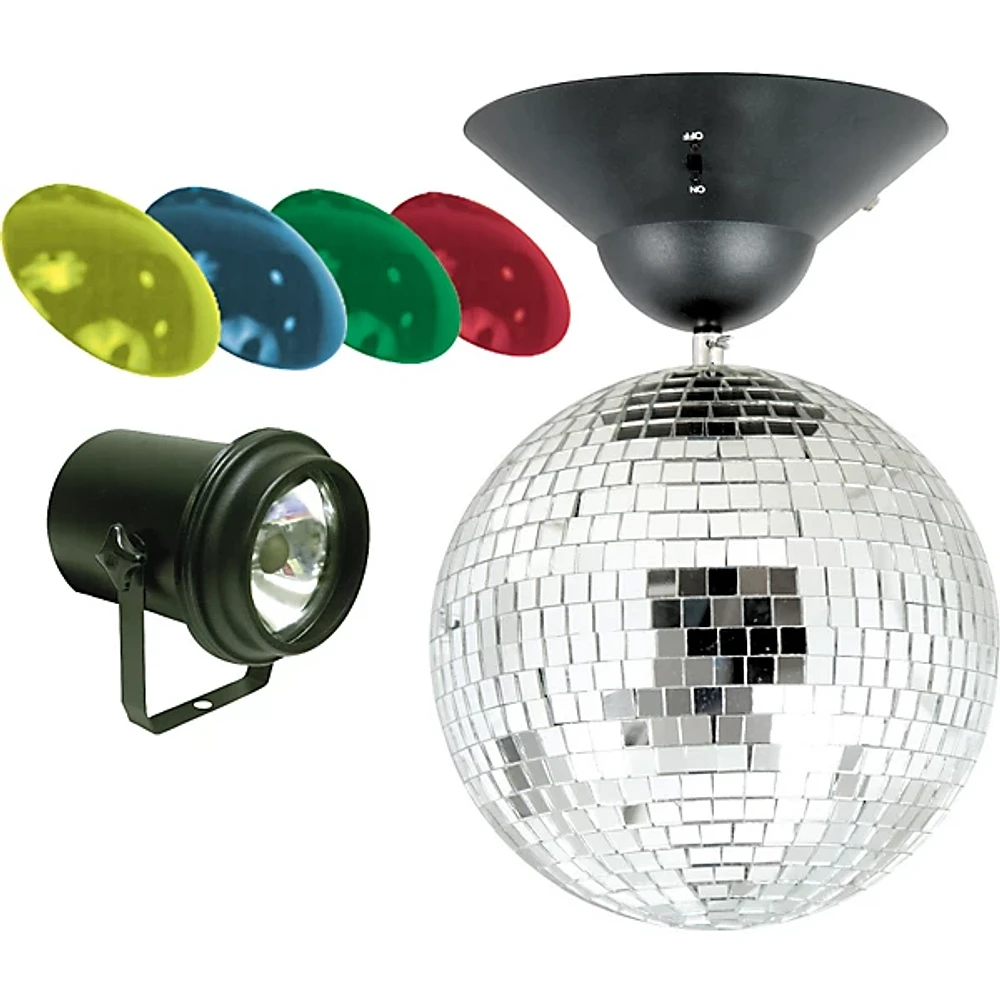 American DJ MB-8 8" Mirror Ball Package