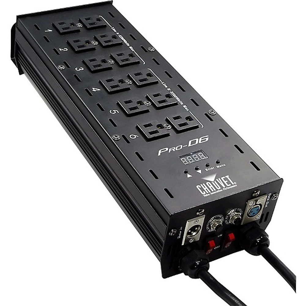 CHAUVET DJ Pro-D6 6-Channel Dimmer Pack