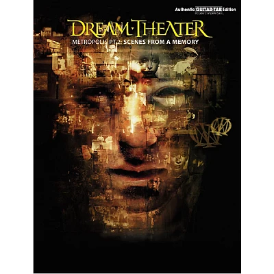 Hal Leonard Dream Theater Metropolis Part 2 Scenes from a Memory Guitar Tab Book