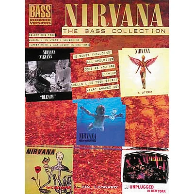 Hal Leonard Nirvana - The Bass Collection Tab Songbook