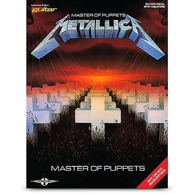 Hal Leonard Metallica Master of Puppets Guitar Tab Songbook